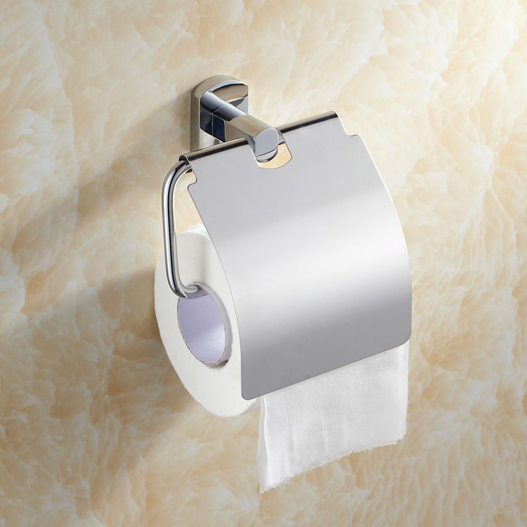 Chrome Toilet Bathroom Paper Roll  holder_60533