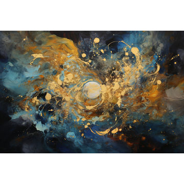 Canvas Wall Art - Celestial Dance Is Mesmerizing Abstract  - A1174 - [120 x 80 cm]