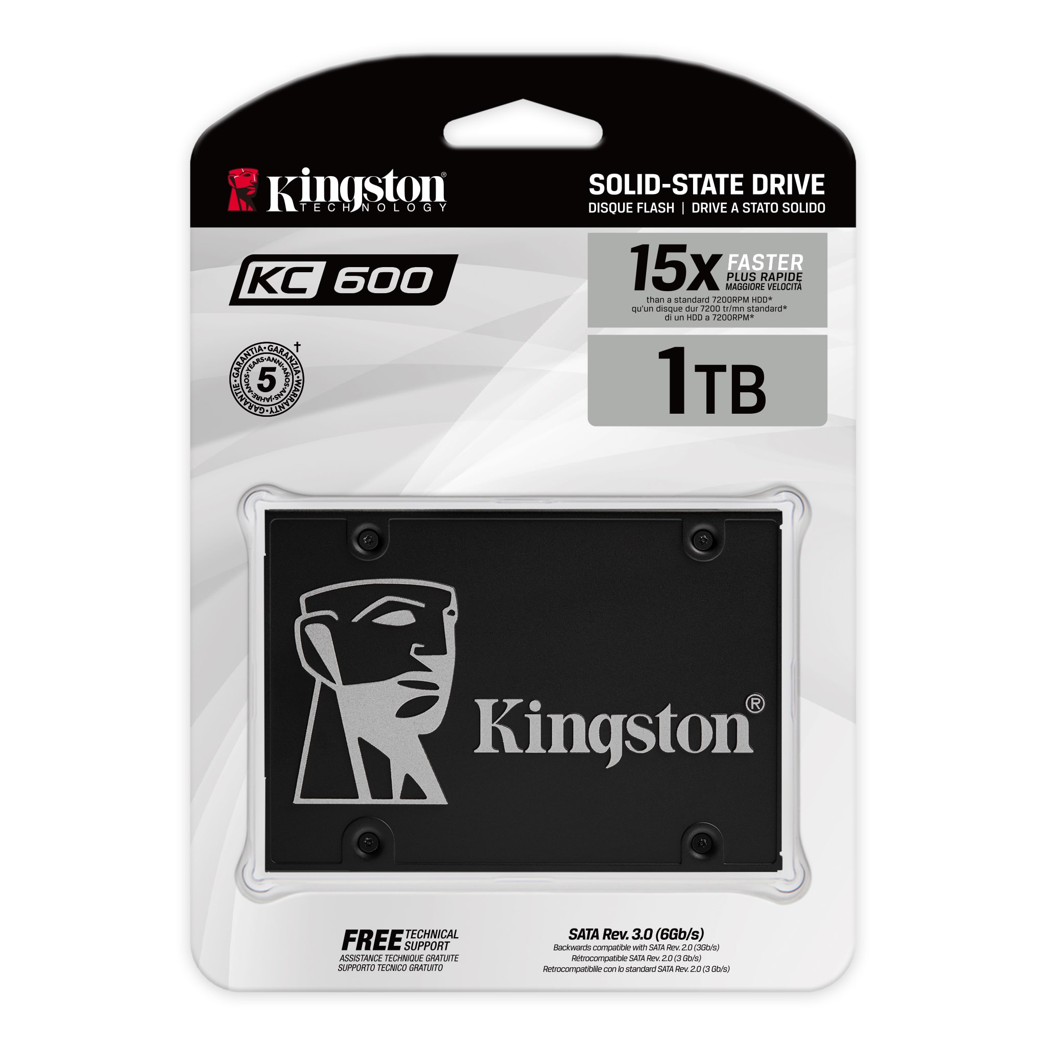 Kingston 1024G Ssd Kc600 Sata3 2.5