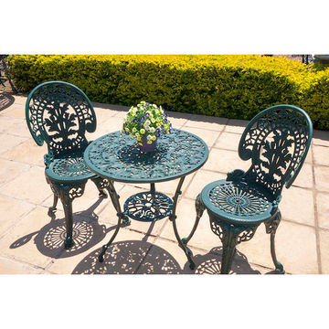 2 Seater Crown Patio Set ( 2 x Crown Chairs & 62cm Leaf Table)