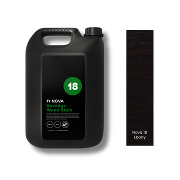 Nova 18 Novadye Woodstain - Ebony 5lt