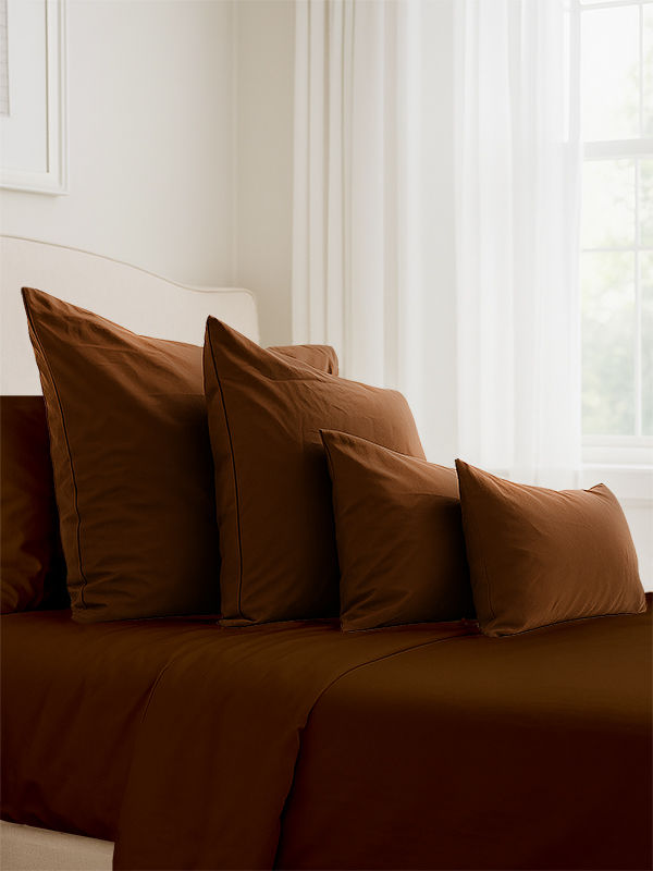 Everyday Collection Pillow Cover Set - 90GSM - Tiramisu - King - (6set)
