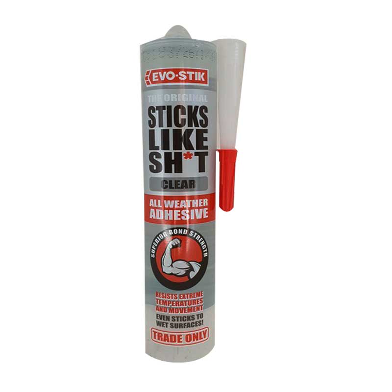 EVO-STIK Sticks Like Sh*T All Weather Adhesive Clear 290ml