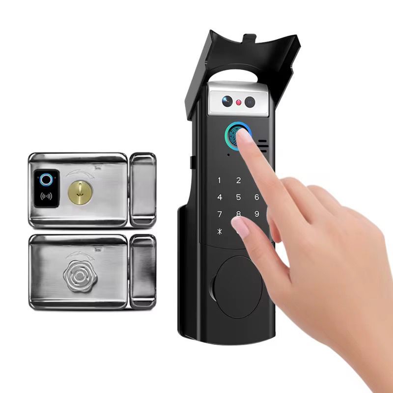 3D Face Recognition Smart Gate Lock with Fingerprint