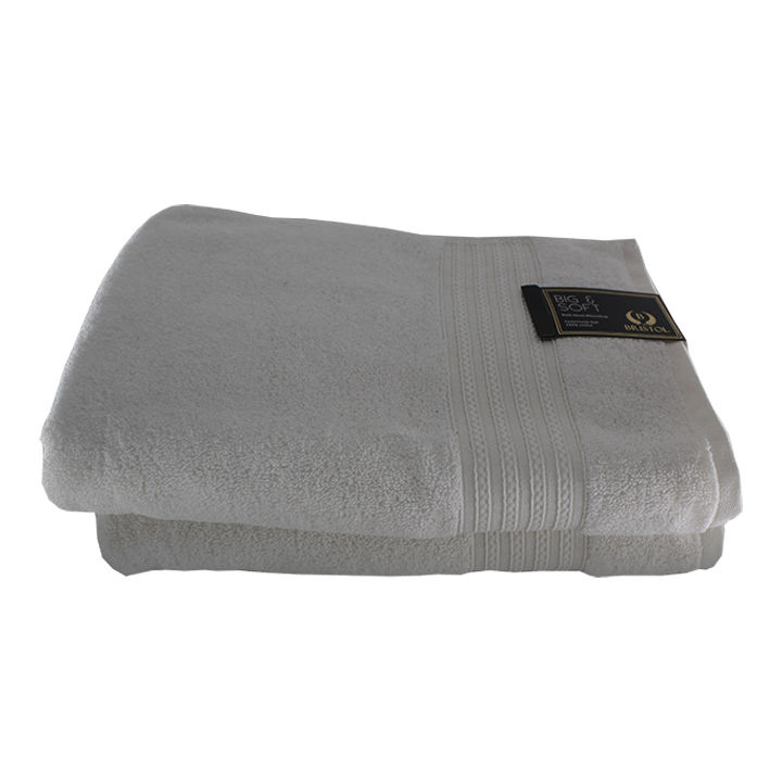 Big and Soft Luxury 600gsm 100% Cotton – Bath Sheet – Pack of 2 - Cream