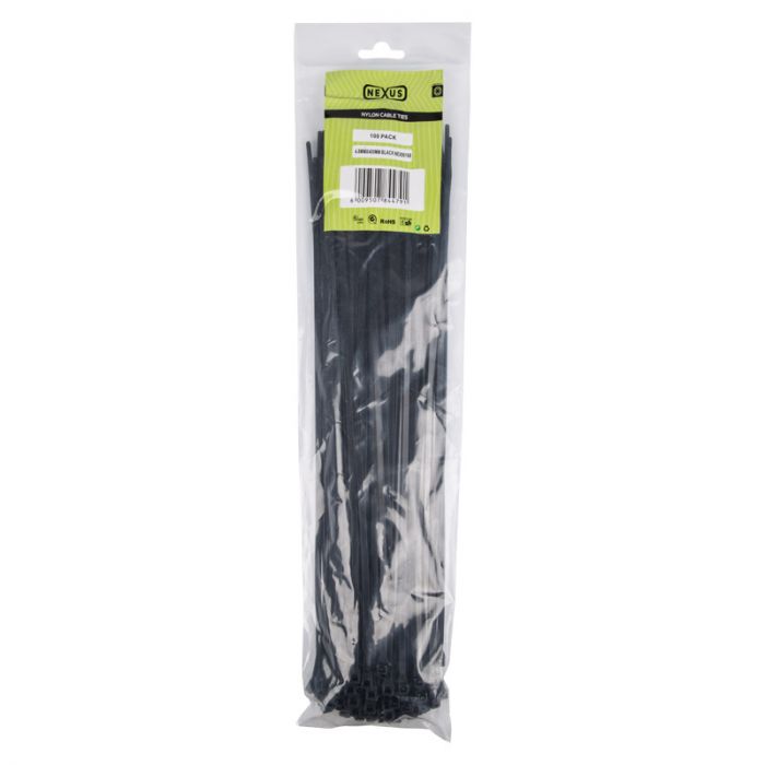 Nexus - Cable Ties - 4.8 x 400mm - T50L - 100 Pack - 3 Pack