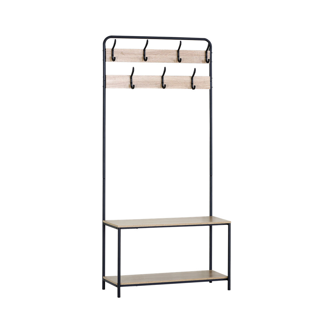 Dublin Entryway Rack with shelves