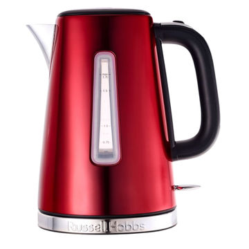 RUSSELL HOBBS LUNA SOLAR RED KETTLE
