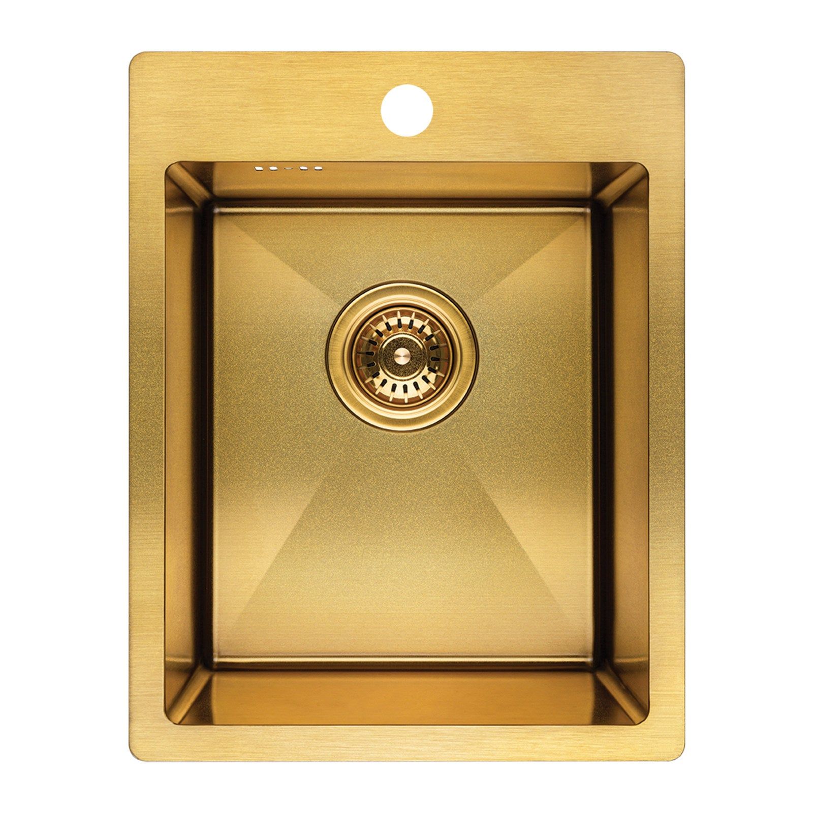 STERNHAGEN Eden Single-Bowl Stainless Steel Kitchen Sink 480x375 mm - Gold
