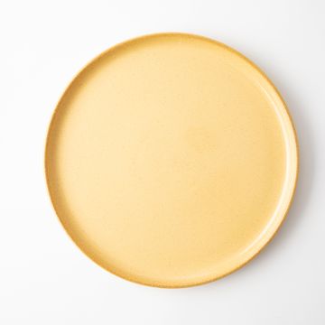 OMADA Flat Stackable Mustard Dinner Plate Set of 4