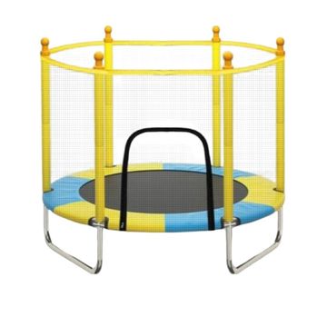 Joy World - 1.4m Kids Safety Trampoline With Protective Cover
