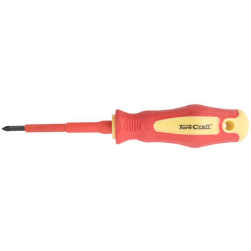 Tork Craft - Screwdriver Insulated Pozi.No.1 x 80mm Vde - 5 Pack