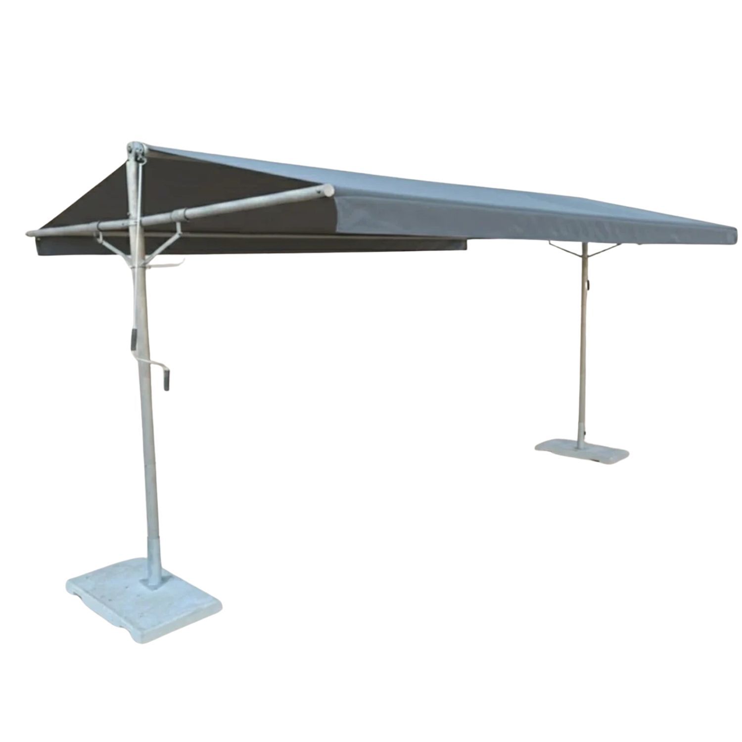 Premium Stainless Steel Shade Solution Rectangular 4m x 3m (Charcoal Canopy) *FREE Cover bag & reach stick included