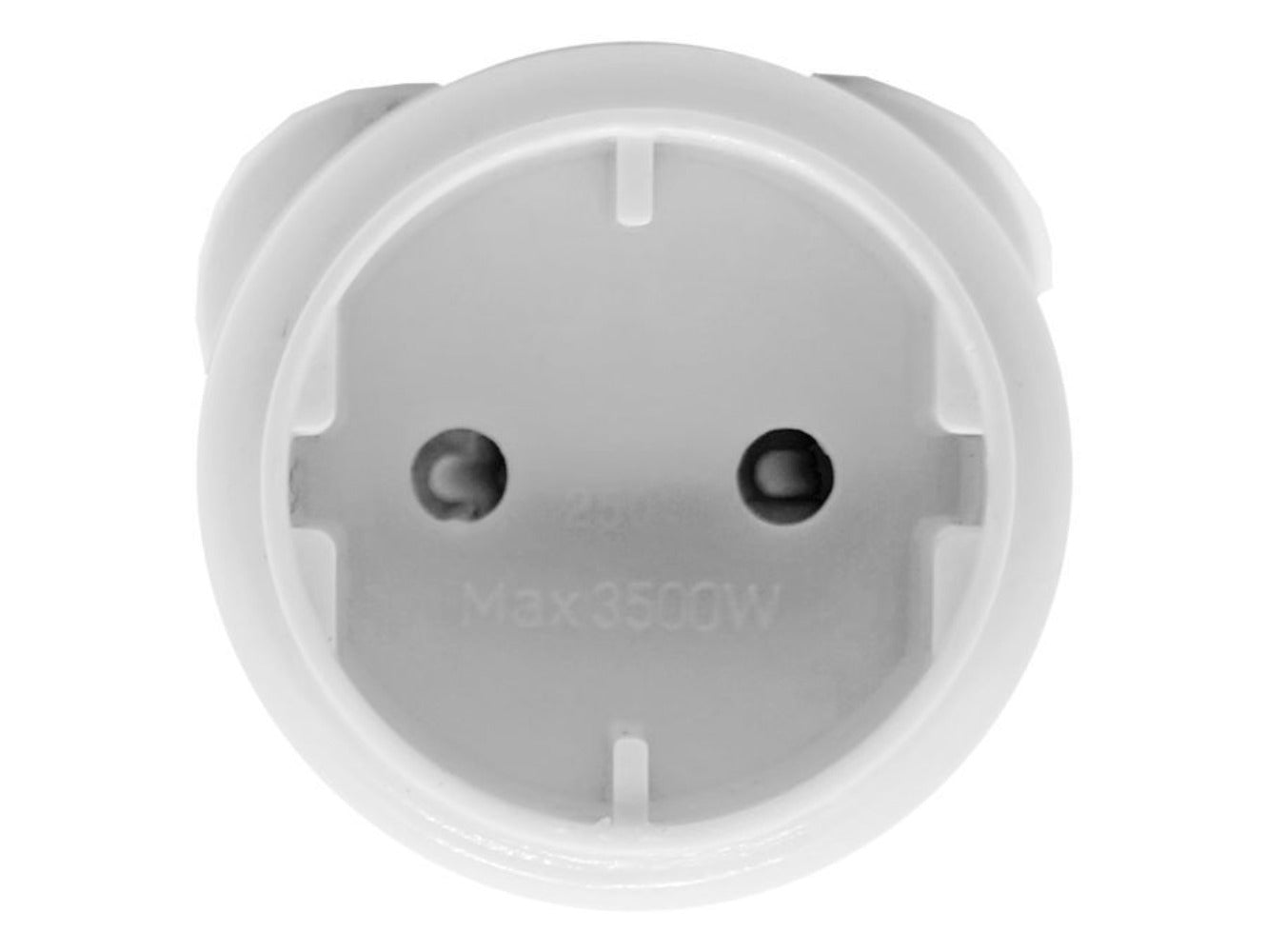 Box of 300 Schuko Converter Plugs - 2 Pin to 3 Pin Safety Shuttered Adapters