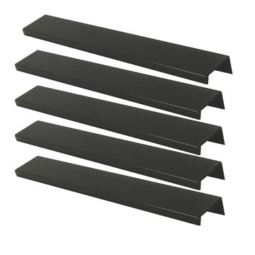 ROCO Cupboard And Drawer Handle Cover Matt Black 192mm x 32mm ( 5 Pack )