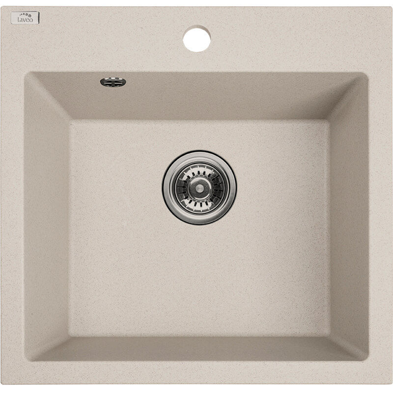 Laveo Alena Granite Sink 1 Bowl - Beach Sand