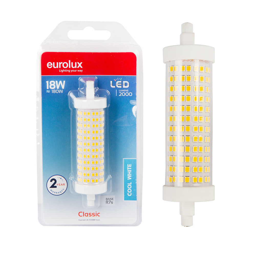 16w J118 2000 Lumen LED Tube 4000k Blister