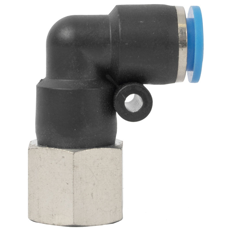 AirCraft - Pu Hose Fitting Elbow 8mm-1/4 F - 3 Pack