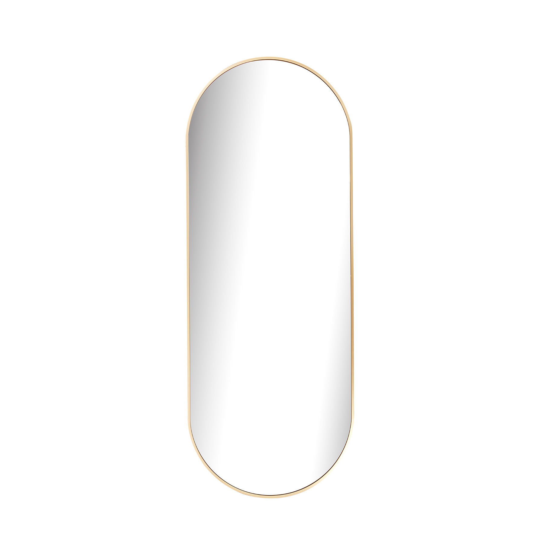 Paramount Mirrors & Prints - Aluminium Frame Rounded Gold 1600x600