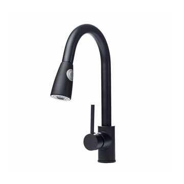 BTB007- Blackened Brass extendable Kitchen mixer