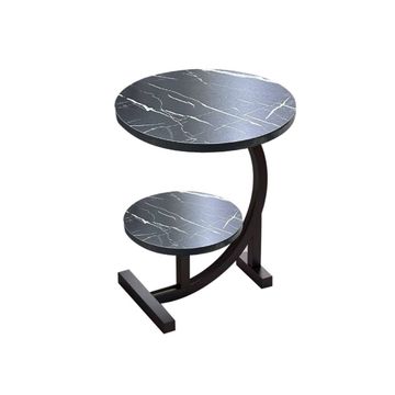 C-Shaped 2 Tier Chic Side Table