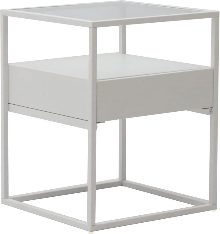 Fine Living Athens Side Table - White - Fine Living