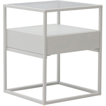 Fine Living Athens Side Table - White - Fine Living