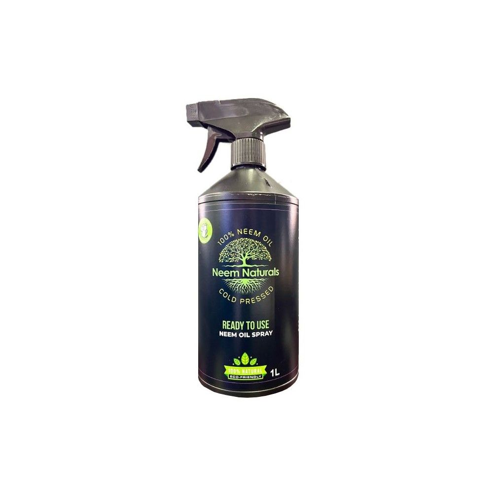 Neem Naturals Cold Pressed Neem Oil Ready To Use Plant Spray 1 Litre