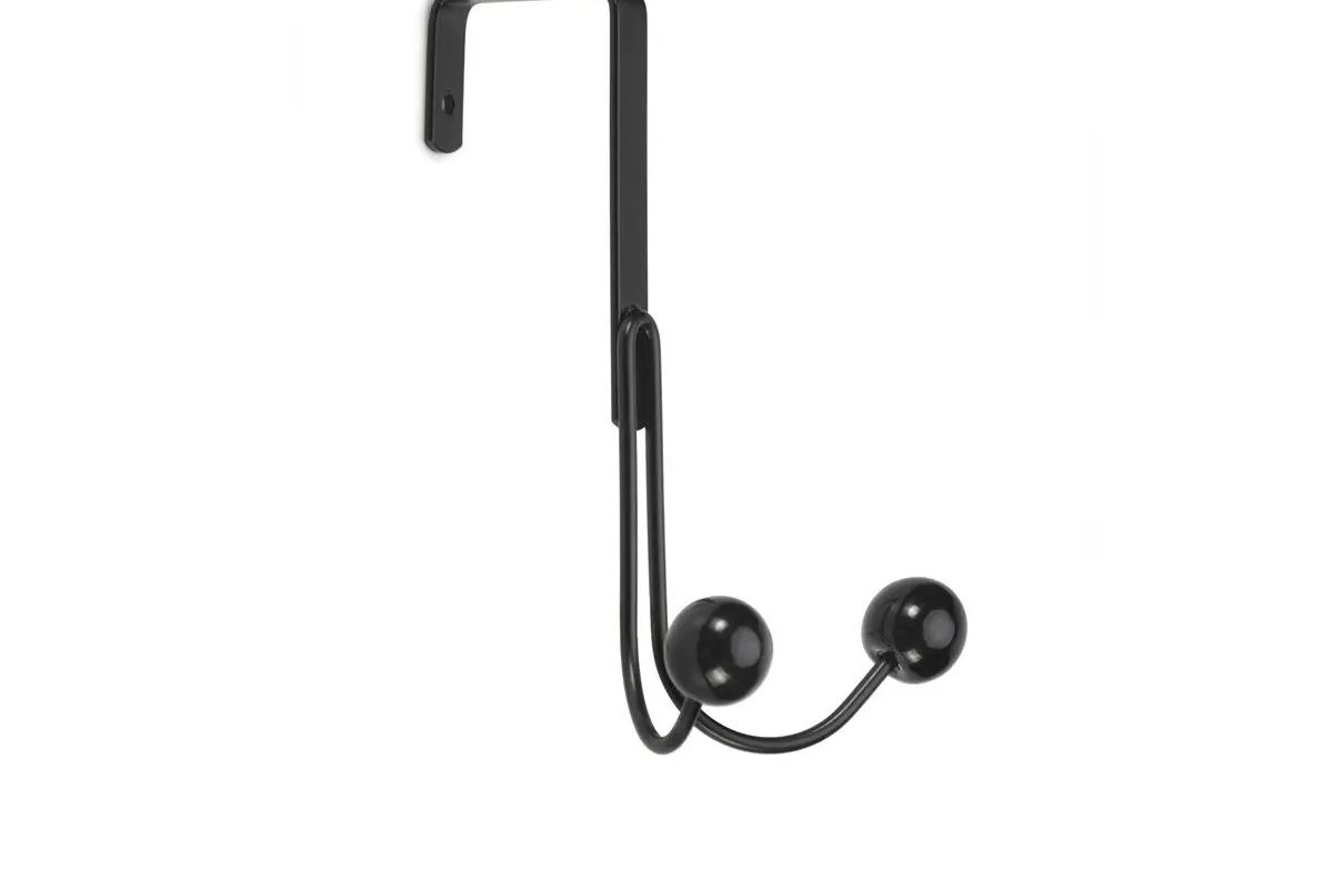 Over Door Hook, Black (4 pack) BY WOODLY