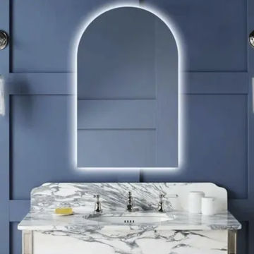 Victoria Frameless Cool White Mirror 80x120cm