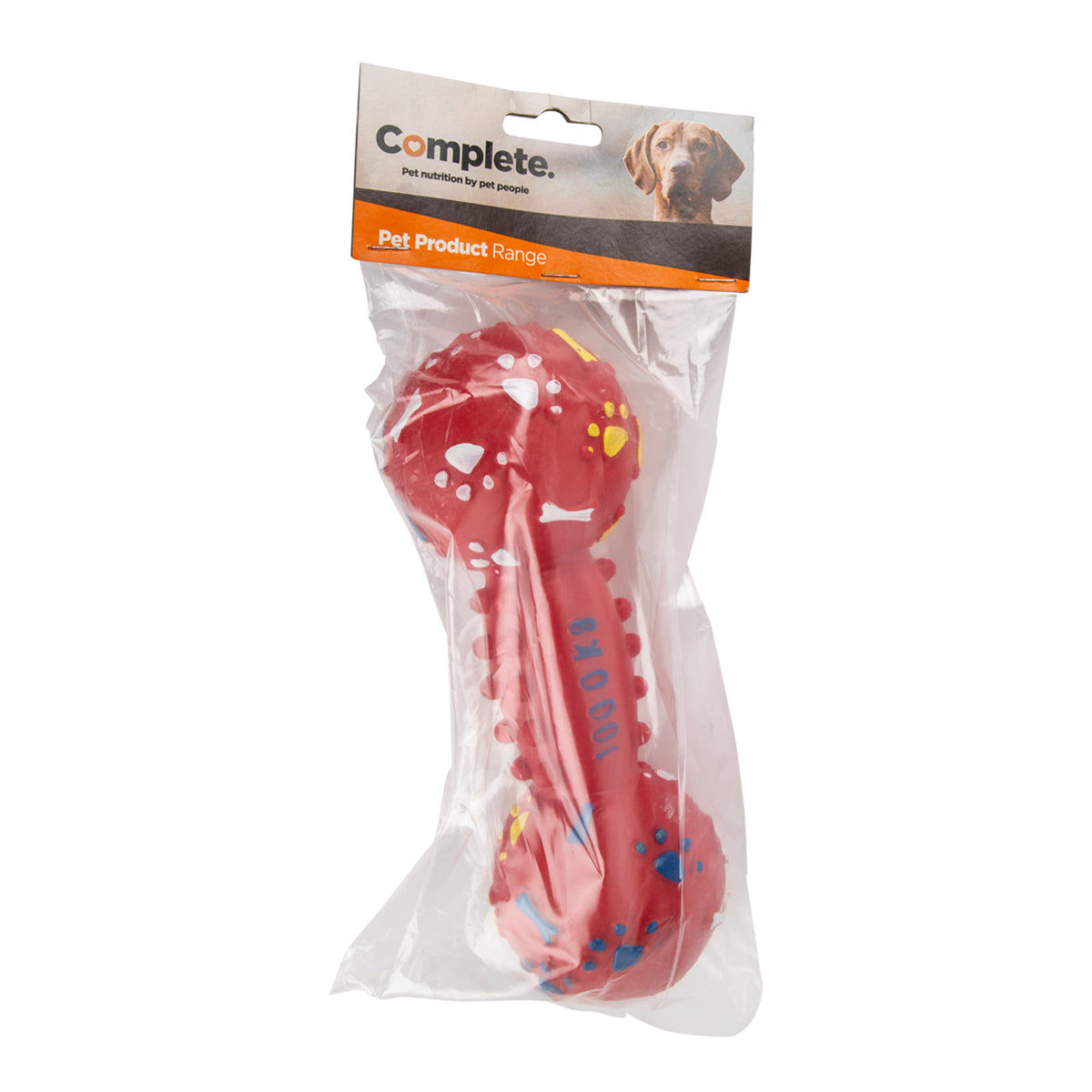 Complete Dog Toy Vinyl Dumbell Large
