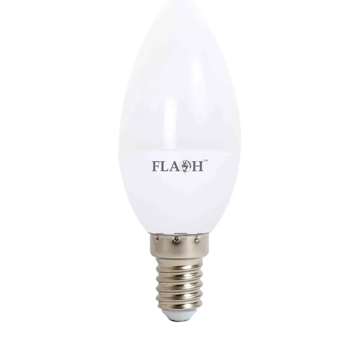 Candle Lamp, LED, E14, 3 Watt, Daylight (4 pack) BY WOODLY