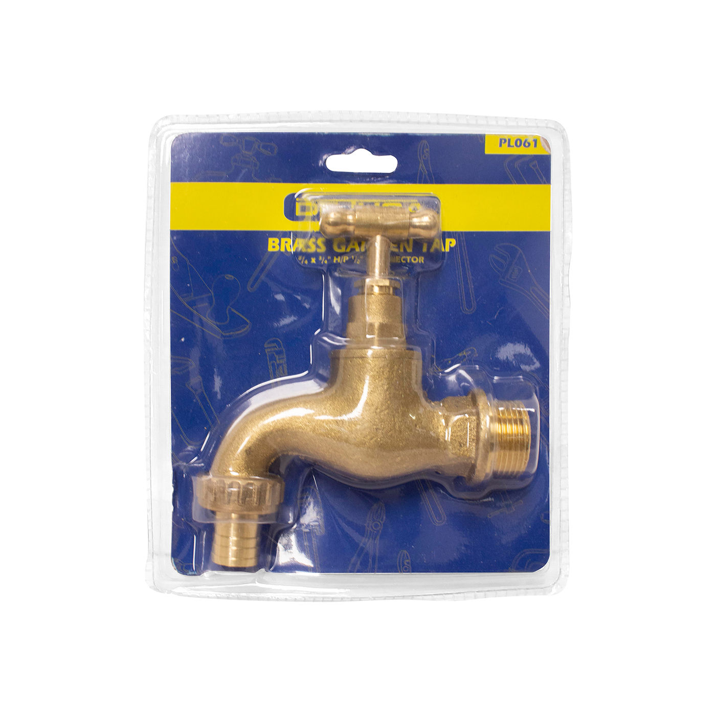 Dejuca - Garden Tap - Brass - Hp - 3/4 X 3/4 Inch - 1/2 Inch Conn. - 4 Pack