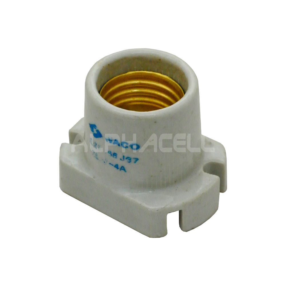 LAMPHOLDER E27 PORCELAIN/CERAMIC - SKIRTED