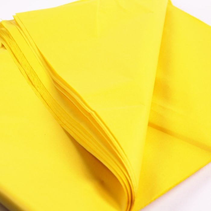 Yellow Tissue Paper/Gift Wrap - 50 pcs