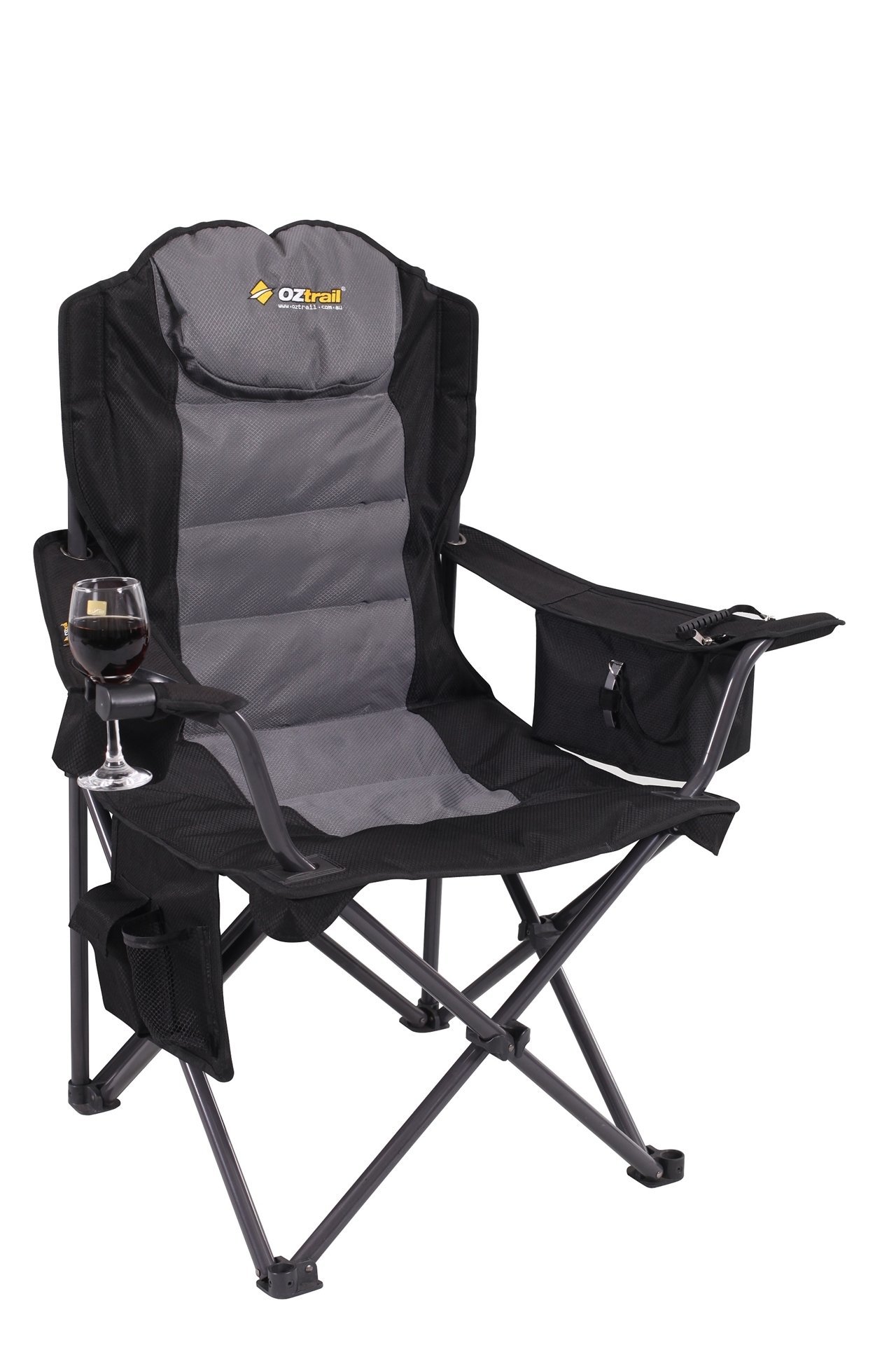 OZtrail Big Boy Camping Cooler Arm Chair Black 220kg LEROY MERLIN South Africa