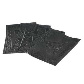 4x Doormat rubber-pin 6mm 40x60cm