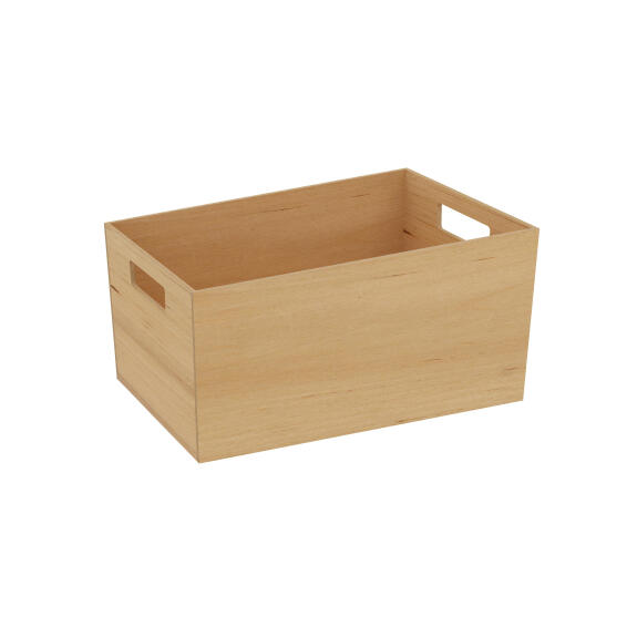 Kitchen Acacia Wood Box For Splashback Rail Or Drawer Acacia 20 X 15 X 14.7Cm