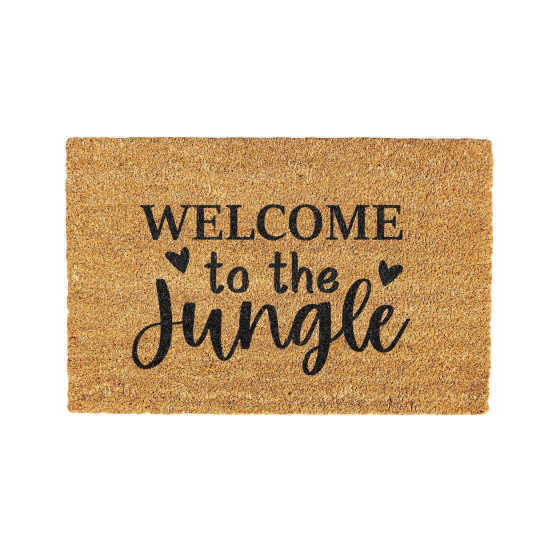 Welcome to the Jungle Coir Doormat Design 700 x 400 mm