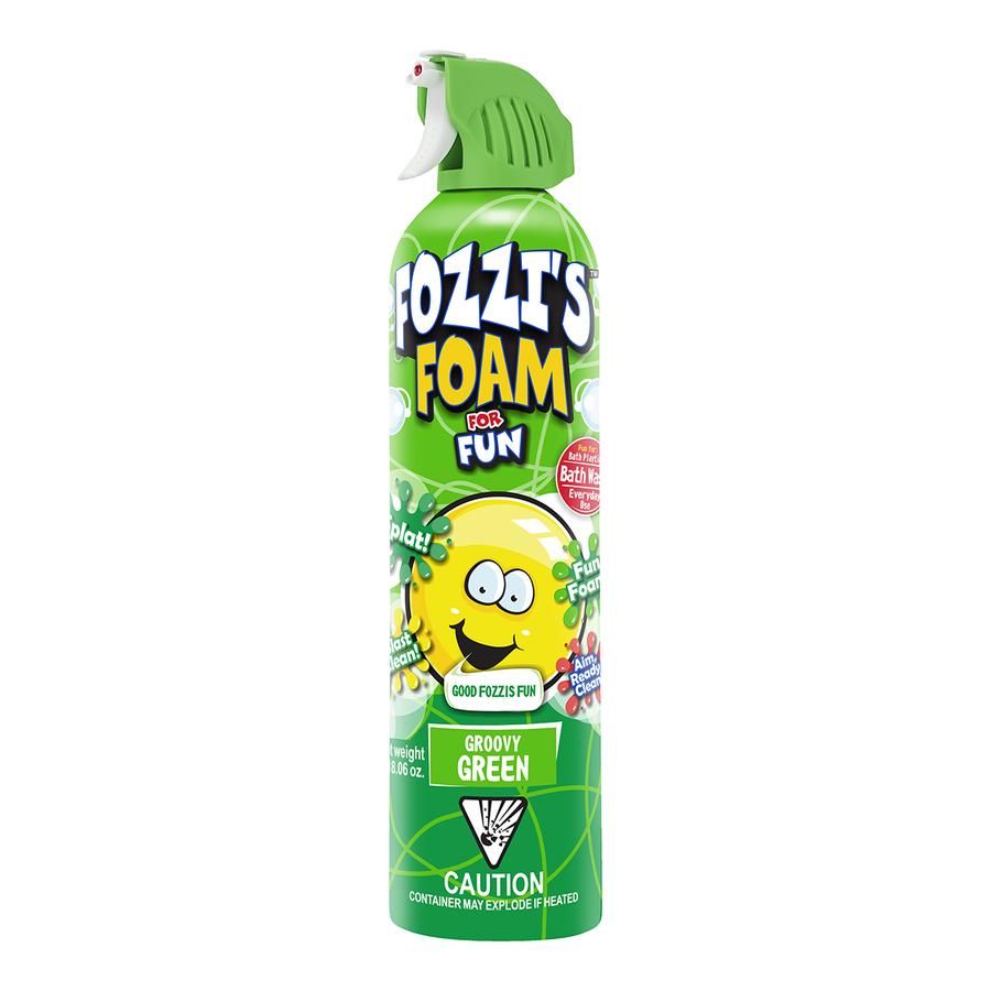 Fozzis Foam For Fun Groovy Green 550Ml 4 Pack