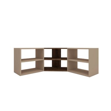 Armoire Bonnett TV Stand - Atlantic Pine/Anthracite
