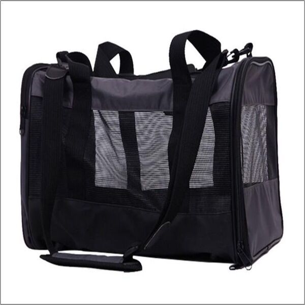 SOFT SIDED MESH PET TRAVEL CARRIER