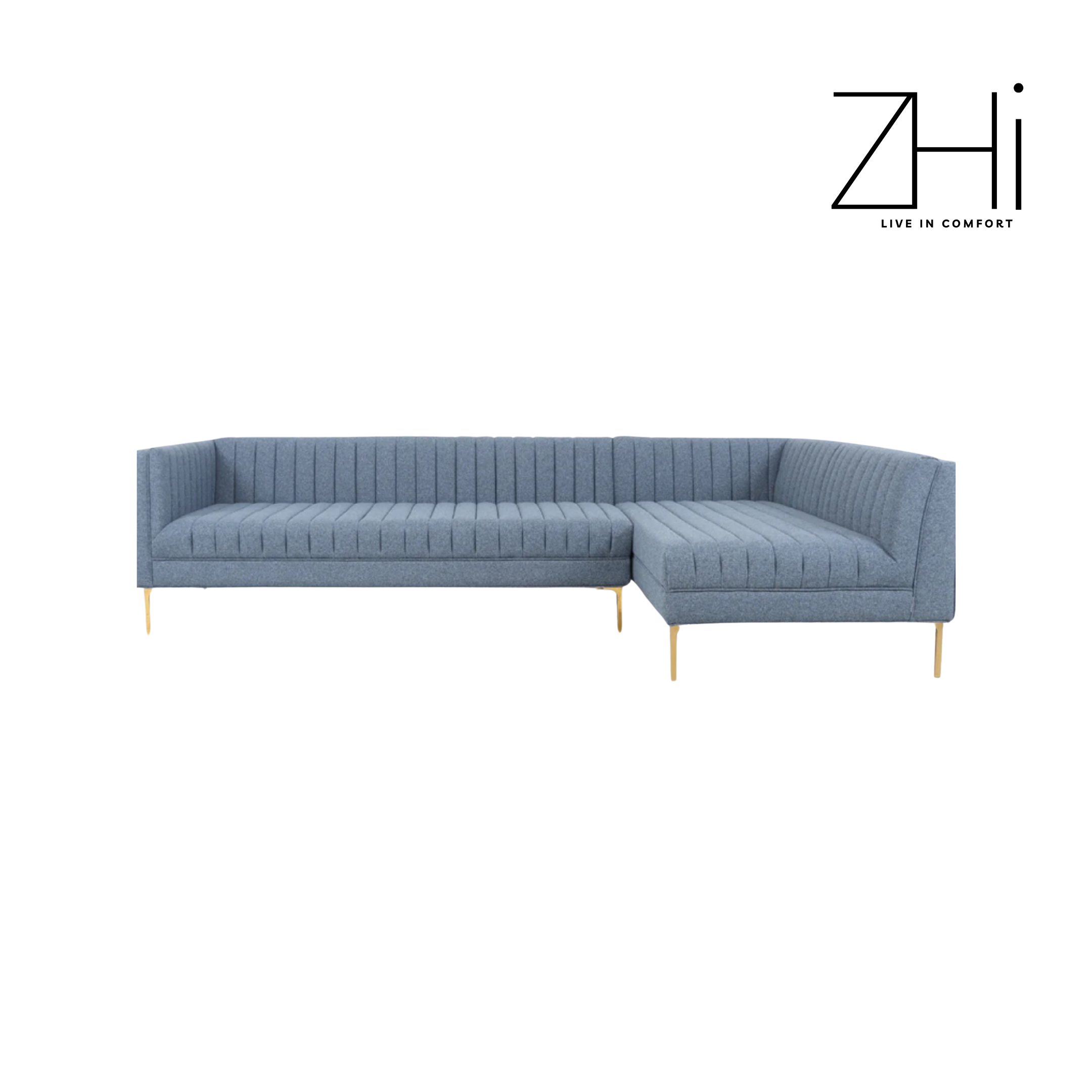Azure Modern L Sectional Sofa