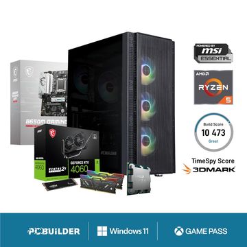 PCBuilder AMD Ryzen 5 7600 SPECIALIST Windows 11 Gaming PC