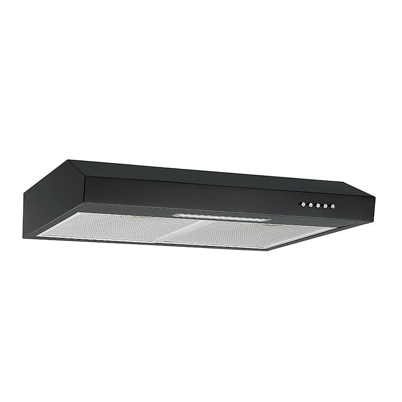 60cm Cookerhood Black with Led Lighting (ONL-60U60BL)