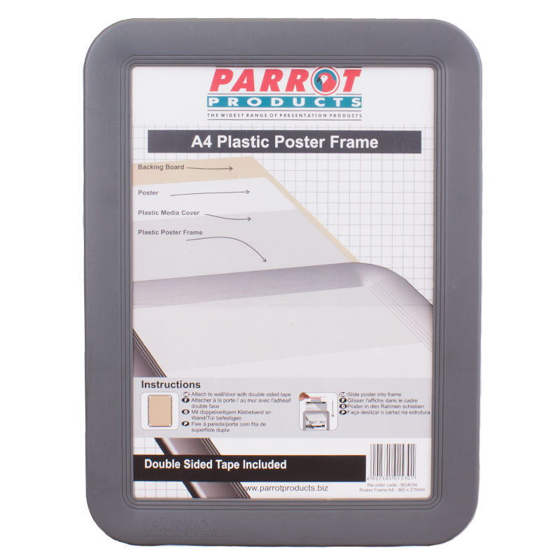Poster Frame (A4 - Slide In - Plastic Frame)
