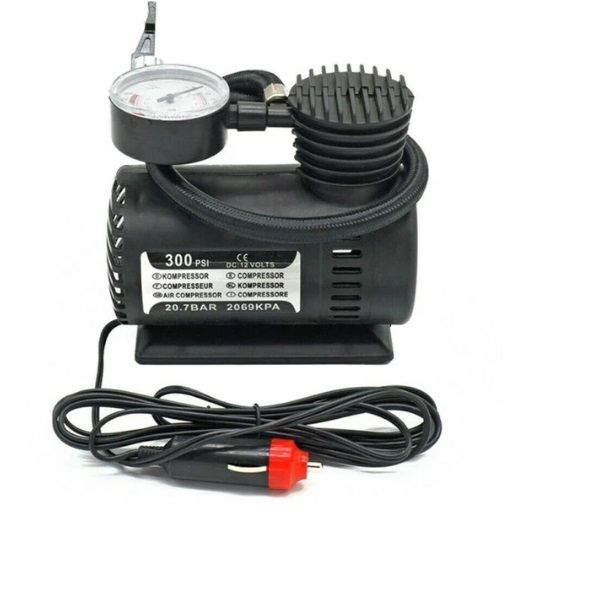12V Electric Mini Air Compressor (300 PSI)
