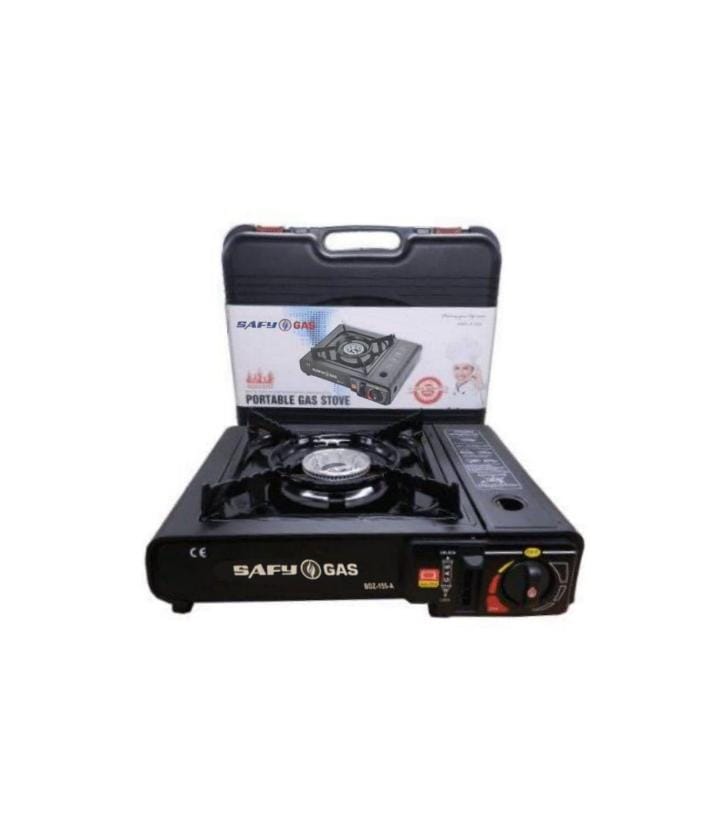 Safy - Single Burner Canister Camping Gas Stove with Travel Case