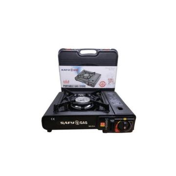Safy - Single Burner Canister Camping Gas Stove with Travel Case