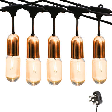 Stellar Lighting 10m 20 LED Festoon Antique Gold Drop String Lights Outdoor LEROY MERLIN South Africa